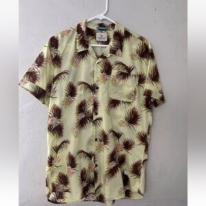 Men's Scotch & Soda amsterdam couture Island Print Floral Hawaiian Shirt Size XL